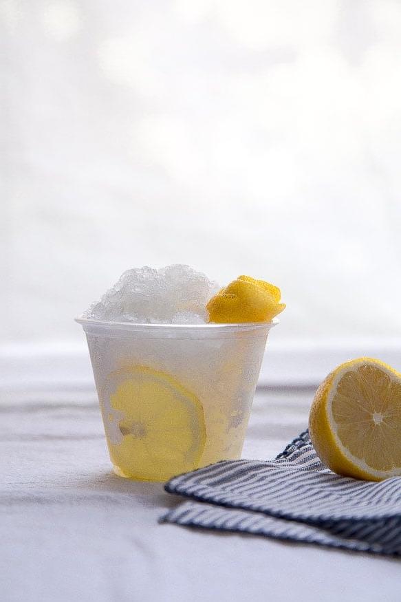 Granita Frozen Vodka Tonic rinfrescante