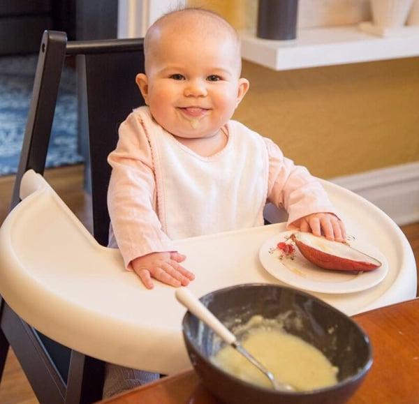 **Pappa per Neonati: Purea di Pollo e Carote** 2 Camille a 7 mesi
