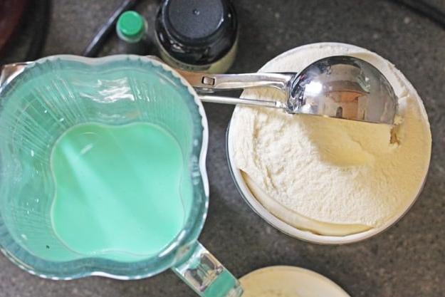 Shamrock Shake fatto in casa