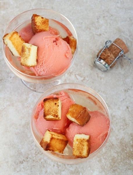Gelato al Champagne per San Valentino