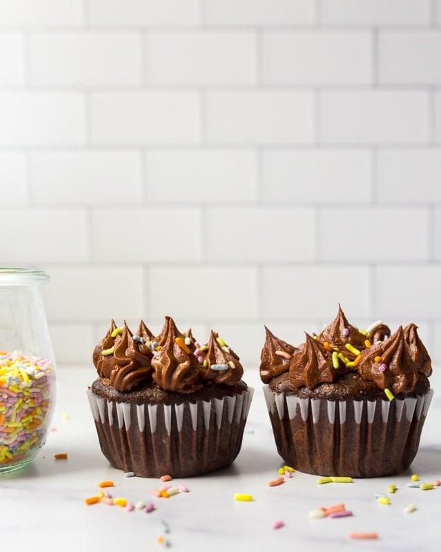 cupcake al cioccolato in piccola dose