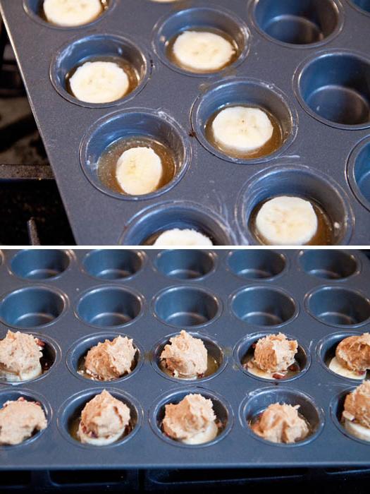 Preparazione dei Mini Dolcetti Bananas Foster passo dopo passo