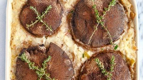 Timballo di Riso al Granchio con Sapori Cajun, piatto finito e pronto per essere gustato