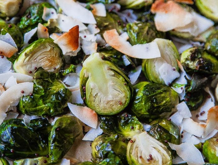 Il Giorno del Ringraziamento per Due 44 Ricetta Cavolini di Bruxelles Arrosto per Due di Ringraziamento