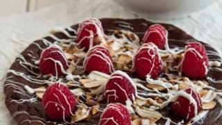 Pizza al Cioccolato e Lamponi