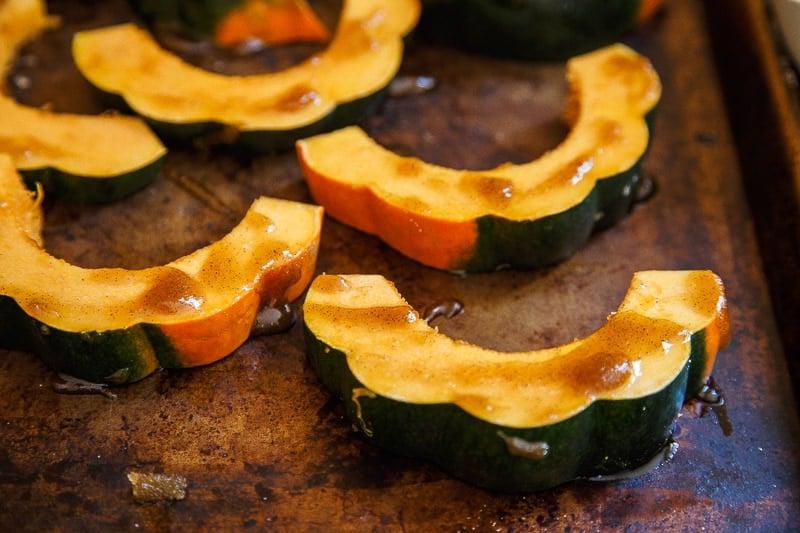 Anelli di Zucca Delica Arrosto al Forno