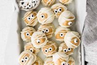 White Chocolate Buckeye Ghosts