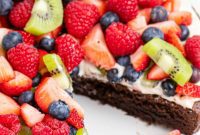 Jeweled Brownie Fruit Tart