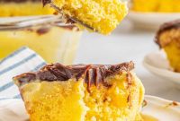 Decadent Boston Cream Poke Cake