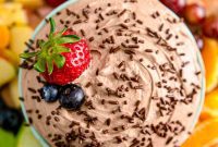 Luscious Chocolate Fruit Delight