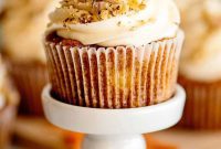 Spiced Carrot Cupcakes with Cream Cheese Frosting
