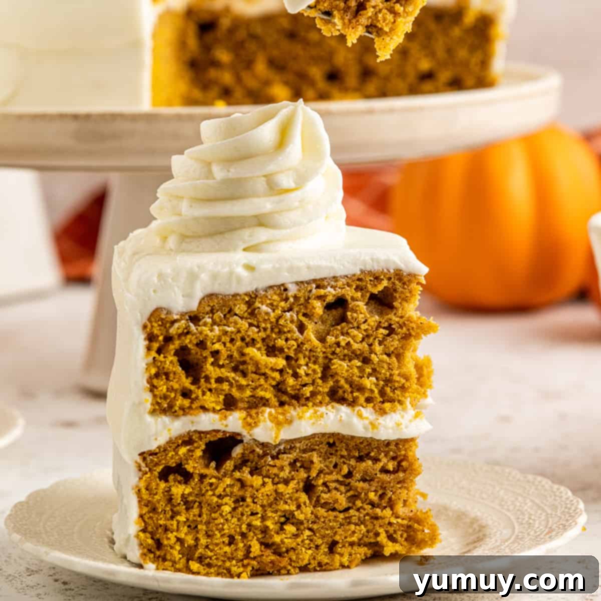 Irresistible Pumpkin Cake with Zesty Cream Cheese Frosting 1 featured 30478