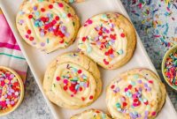 Cake Batter Confetti Cookies