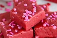 Luscious Red Velvet Fudge