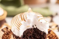 Toasted Marshmallow Chocolate Cupcakes