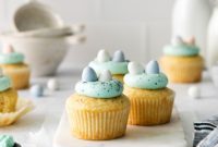 Whimsical Bluebird Cupcakes