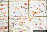 Luscious Vanilla Sheet Cake