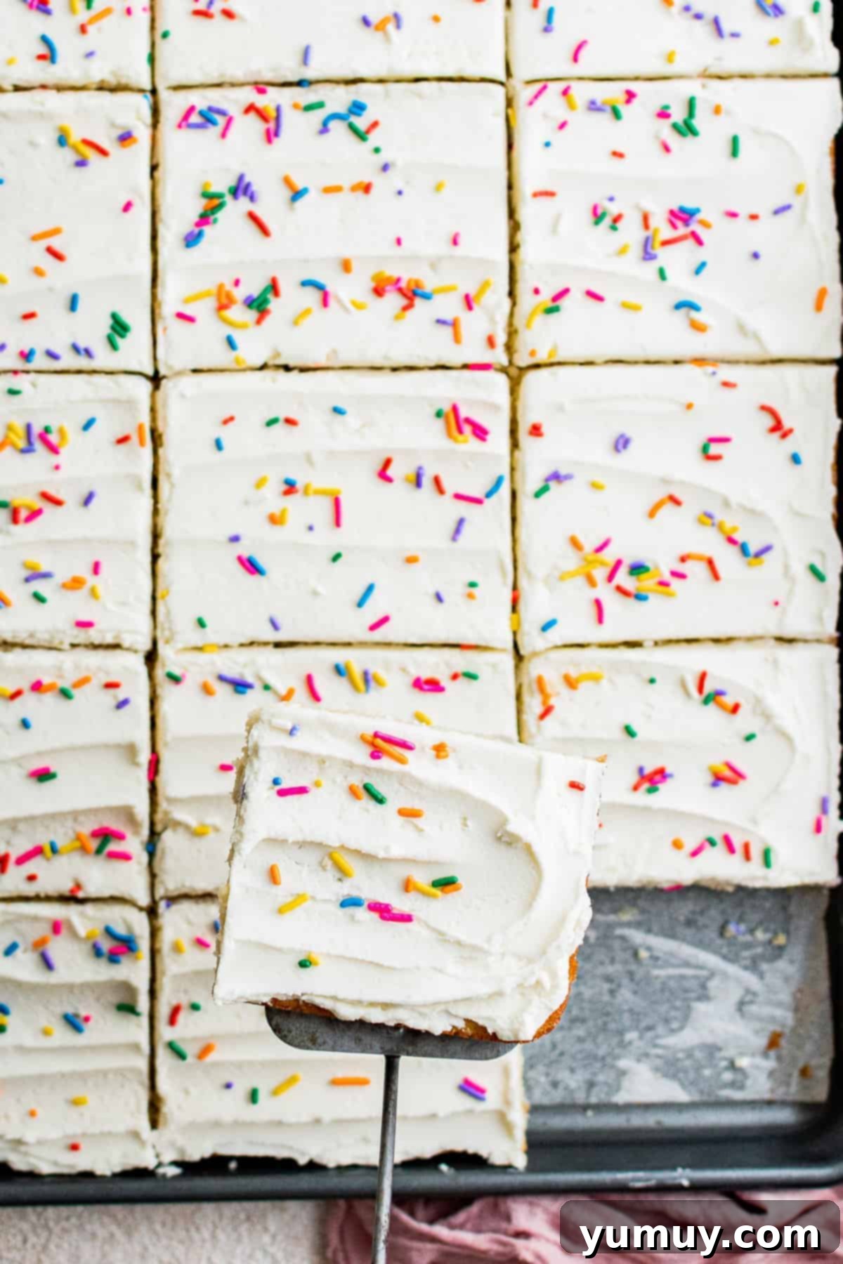 Luscious Vanilla Sheet Cake 1 featured 5112