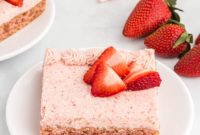 Fresh Strawberry Slab Cake