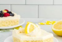 Sunshine Lemon Sheet Cake