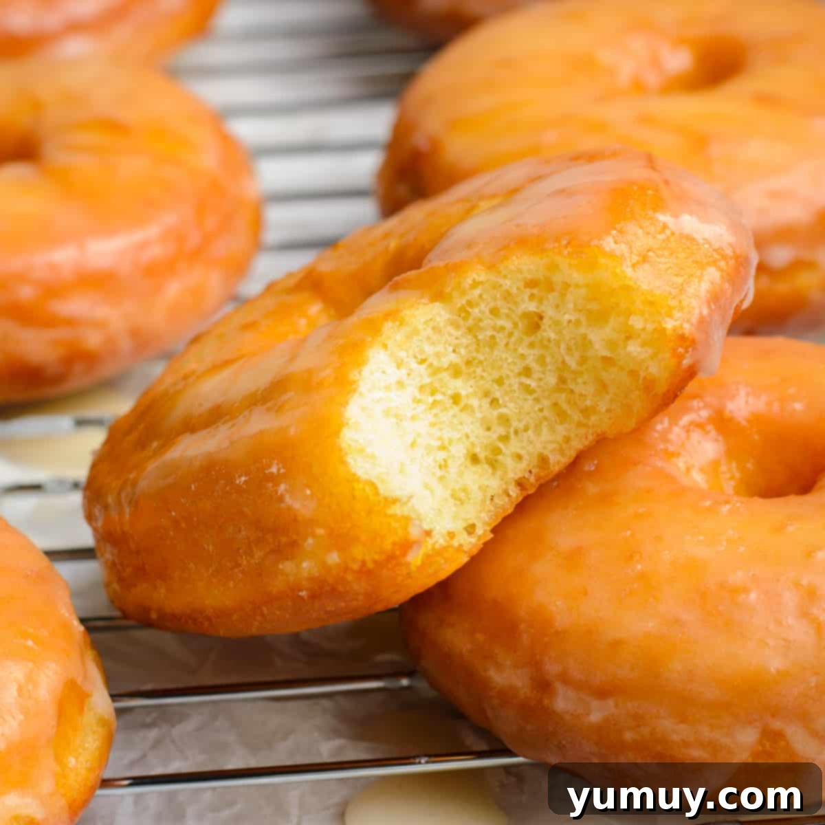 Homemade Krispy Kreme Glazed Donuts 1 featured 6119