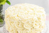Ivory Veil Wedding Cake