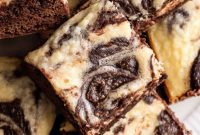 Swirled Cream Cheese Brownies