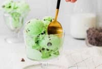 No-Churn Mint Chip Bliss