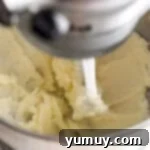 Pure Butter Delights 5 Combining unsalted butter and granulated sugar in a stand mixer bowl until fluffy.