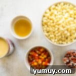 Haunted Fudge Delights 5 Step-by-step photos for how to make Halloween fudge, showing ingredients laid out.