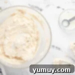 Mixing frosting ingredients