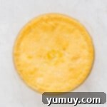 buttermilk chess pie after baking