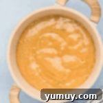 Golden Caramel Crunch 7 caramel in a saucepan.