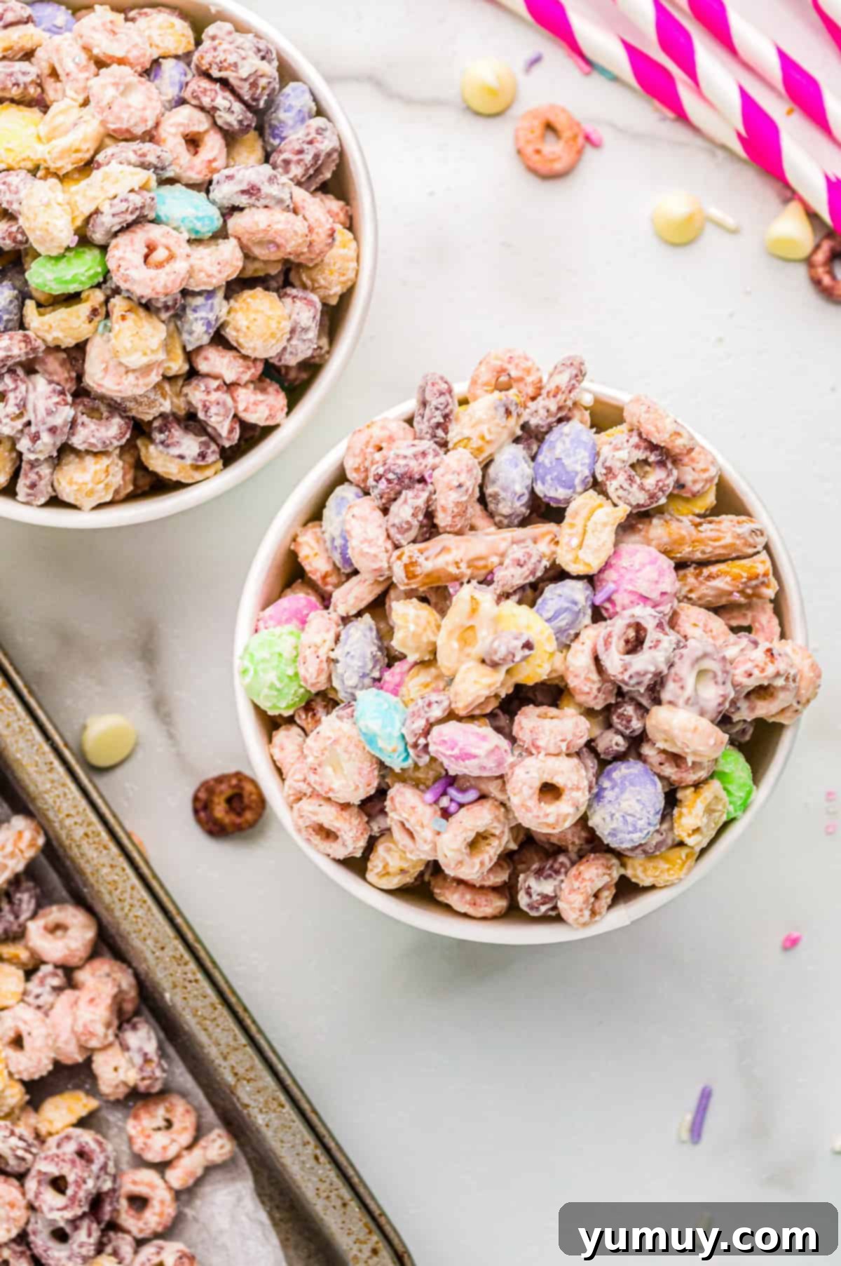 cups of easter bunny bait