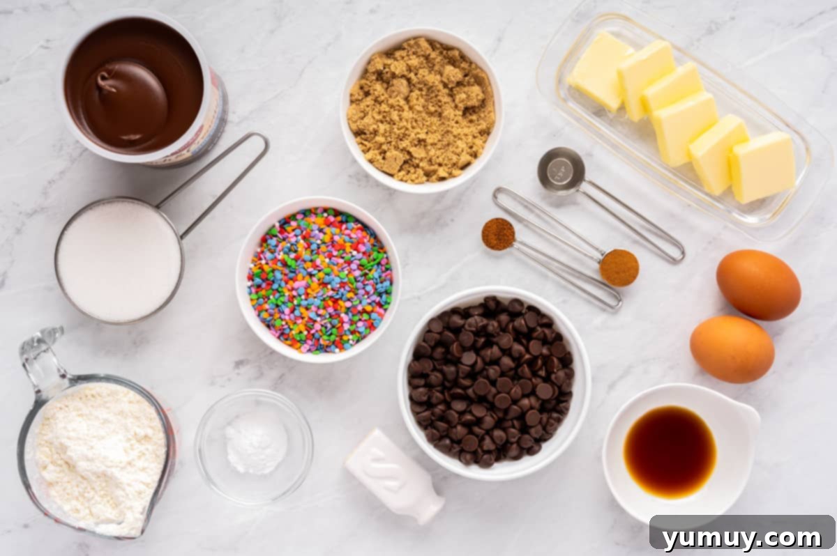 The Legendary Chocolate Chip Cookie Cake 15 ingredients for chocolate chip cookie cake