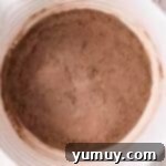 Dry ingredient mixture in a bowl.