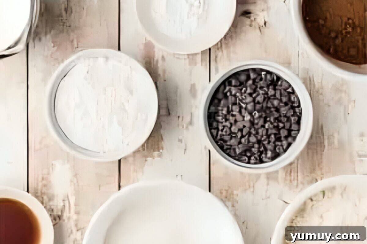 All the necessary ingredients for making delicious homemade donut holes.