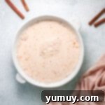 french toast egg mixture in a white bowl.