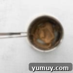 churro dough in a saucepan.