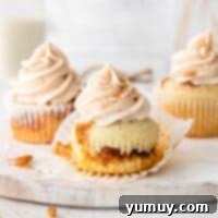 featured cinnamon swirl cupcakes.