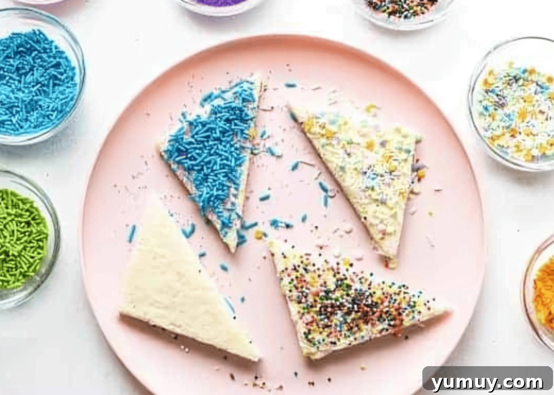 Fairy Bread Double Delight 14 fairy bread slices with sprinkles.