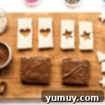 Fairy Bread Double Delight 9 cutting shapes out of thin bread slices.