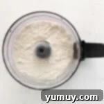 Fluffy Scones from Scratch 6 combining ingredients in a food processor