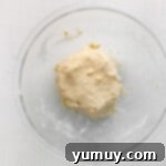 Fluffy Scones from Scratch 7 scone dough in a mixing bowl