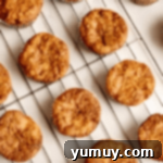 Spiced Carrot Cupcakes with Cream Cheese Frosting 6 baked carrot cake cupcakes on a wire rack.