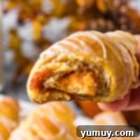 Featured pumpkin pie crescent rolls