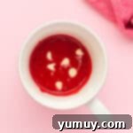 cake batter in a mug