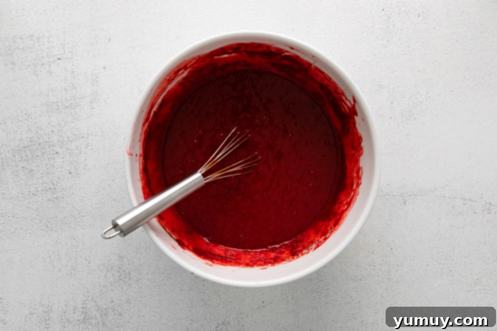 Indulgent Homemade Red Velvet Cupcakes 15 red velvet cake batter