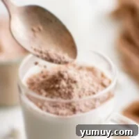 featured homemade hot chocolate mix.