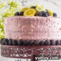 Sun-Kissed Lemon Blackberry Symphony 4 featured lemon blackberry cake